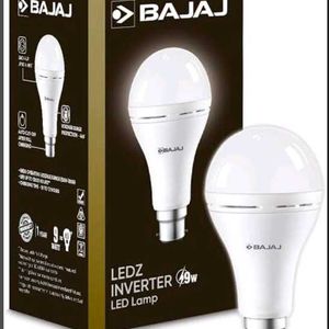 Bajaj 9w Inverter Bulb | Rechargeable Brand New