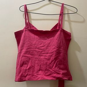 Pink Crop Top