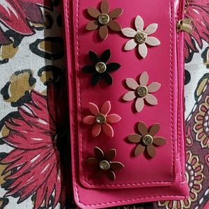 Pink Flower Wallet