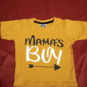 Mama's Boy T-shirt For Babies