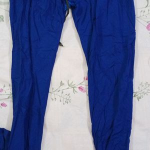 Rich Royal Blue Chudi Pants