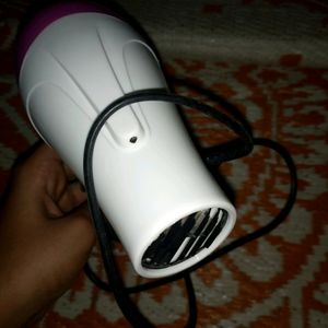 Foldable Pink Hair Dryer