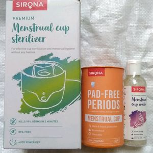 Sirona Menstrual Cup Sterilizer Combo