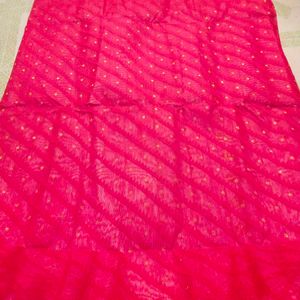 Rani Pink Saree