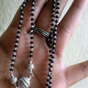 A Pure Silver Mangalsutra ( Not Used)