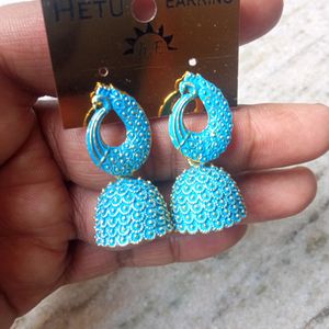 Peacock Degin Earring