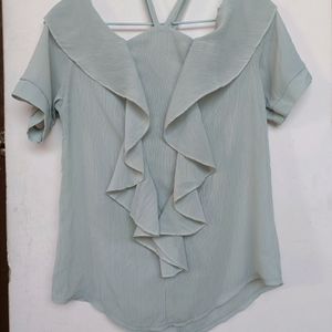 A Top With Designer Neck For Women