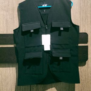 Men's riding & hiking sleeveless four pocket jacke