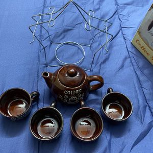 Beautiful Coffee Set With Stand