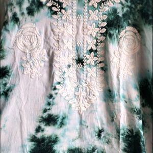 Chikankari Tie And Dye