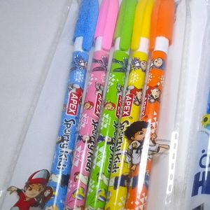 Blue Pen Defferent Colour 10 Pics +1 Free Gifts