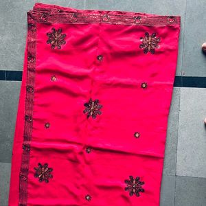 Pink Saree