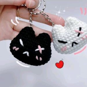 Crochet Bunny Keychain