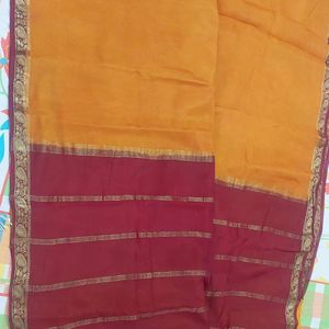 Good Condition Mysoore Silk Saree For Sale