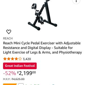 Mini Cycle Pedal Exerciser