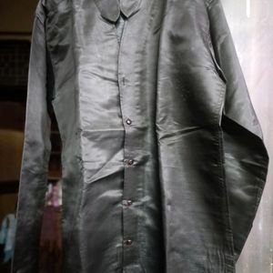 Black Self Shining Party Wear Shirt For Men In M S