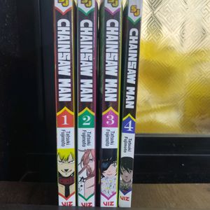 Chainsaw Manga ( Vol - 1,2,3,4)