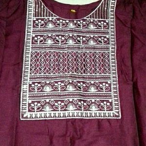 Pick any 1 long Kurta, 3/4 Sleeves, Size XXL.