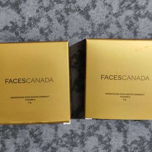 😍Pack Of 2 Faces Canada Compact..😍