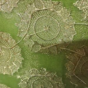 Green Banarasi Saree