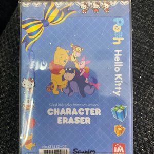 Set Of 4 Cartoon Eraser Box -4 In Each Pack
