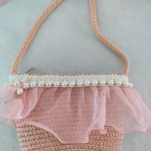 Peach Casual Slingbag (Girl's)