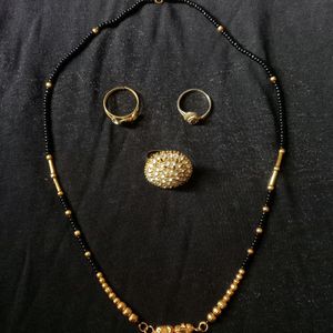 Mangalsutra With 3 Rings