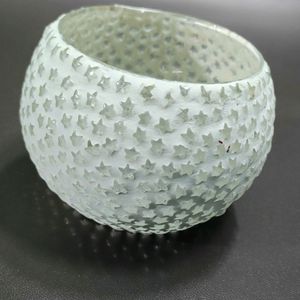 Star Design Mosaic Glass Tealight Holder