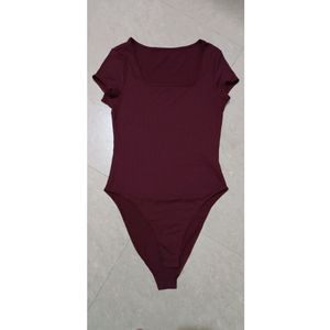 Shein Burgundy Bodysuit (32 -36inch)