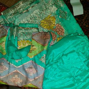 Banarsi Multi Colour Dupatta Set