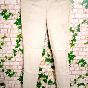 Combo 2 Branded Pant ✅ Colour Light Cream Strechbl