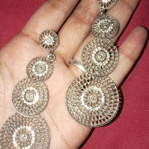 Ethnic Silver Earrings n Studs