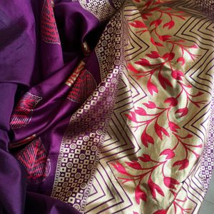 Never Used Both Side Wearing Woven Gorgeous Silk