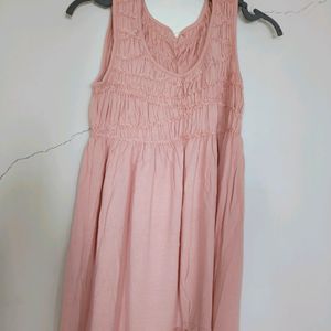 Pink Sleeveless Top