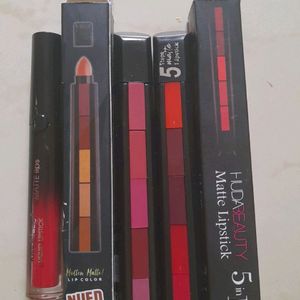 Pack Of 3 Lipsticks