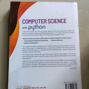 Computer Science With Python Sumita Arora Class 12