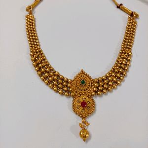 Golden Colour Jewellery Set