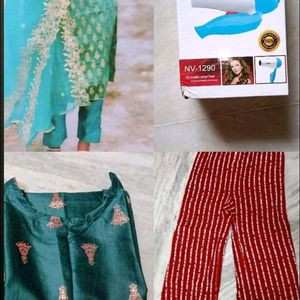 Combo Of Two Kurti Set And Hair Dryer For Women