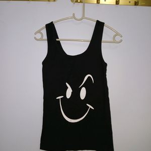 Friskers Tank Top Combo Grey and Black