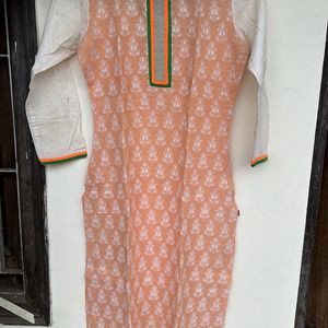 Orange Kurta