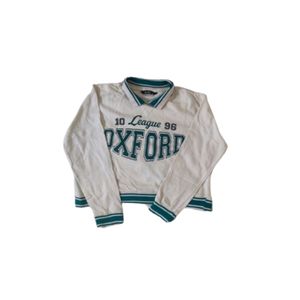 zudio oxford varsity light sweatshirt