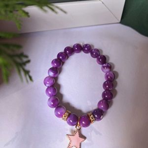 Korean Style Bracelet With Charm 2piece