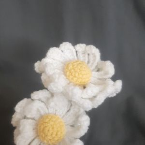 Large Double Layer Crochet Daisy Flowers