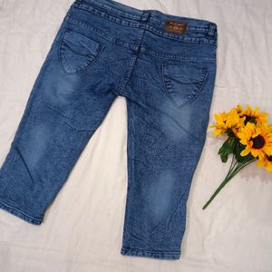 Denim Capri