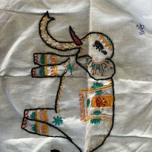 A Handmade Embroidered Elephant