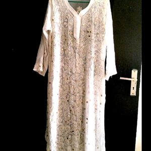 Gota Patti Chikankari Kurta