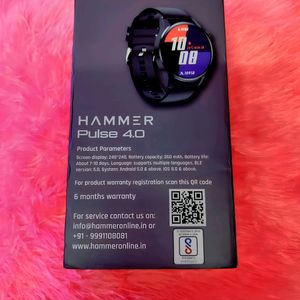 New Hammer Pulse 4.0 Round Dial Calling SmartWatch