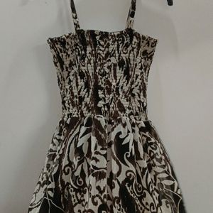 Animal Print Short Dress