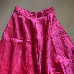 Bright Pink Ethnic Skirt