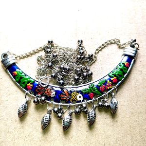 Colourfull Hasuli Neck Piece